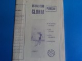 Program fotbal GLORIA Buzau 1975