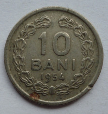 10 bani 1954 - piesa 8 - foto