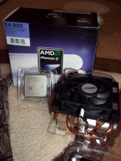 [Procesor] AMD Phenom II x4 920 2.8 GHz, socket AM2+, 8MB total cache + cooler stock original foto