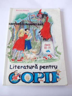 Literatura pentru copii clasele III si a IV a , LECTURA SUPLIMENTARA . foto