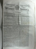 STAMPILA PREFILATELICA PENTRU ZIARE - WIEN 1842 - ZIAR OFICIAL AL IMP. AUSTRIAC
