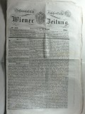 STAMPILA PREFILATELICA PENTRU ZIARE - WIEN 1842 - ZIAR OFICIAL AL IMP. AUSTRIAC