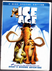 DVD original SUA, Ice Age, special edition cu 2 discuri, sistem NTSC foto