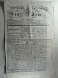 STAMPILA PREFILATELICA PENTRU ZIARE - WIEN 1842 -ZIAR OFICIAL AL IMP. AUSTRIAC