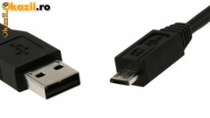 CABLU DE DATE BLACKBERRY STORM 2 9550 NOU CU MUFA microUSB foto