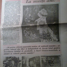 ziarul flacara 26 decembrie 1986 (nr . cu ocazia anului nou )