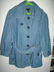 Haina dama trench jeans foto