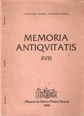Memoria Antiquitatis XVII 1992 foto