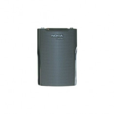 Carcasa capac spate baterie acumulator Nokia E71 gri / grey / gray - otel / steel Originala foto