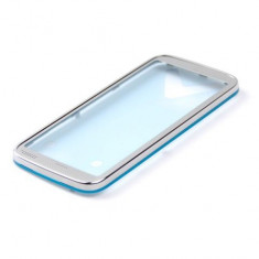 Carcasa rama Nokia 5530 XpressMusic argintie - albastra, silver - blue Originala foto