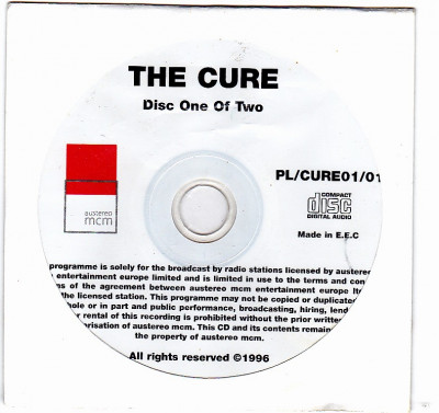 CD original MCM - The Cure, disc 1, 1996 foto