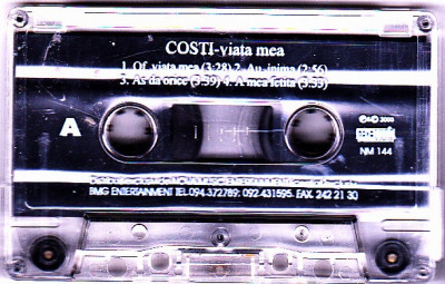 Caseta audio originala 2000, Costi - Viata mea foto