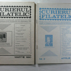 CURIERUL FILATELIC ANUL 1 NUMARUL 1 SI 2 ANUL 1990