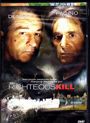 DVD filmul Righteous Kill, cu Deniro si Al Pacino, in engleza foto