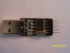 Adaptor serial TTL RS232 USB USB-TTL RS-232 3,3V 5V PL-2303HX foto