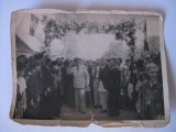 REDUCERE 60 LEI!!! RARITATE!!! FOTOGRAFIE 9X12 CM CU DR.PETRU GROZA DIN ANII 40, Romania 1900 - 1950, Portrete