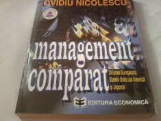 Ovidiu Nicolescu Management Comparat foto