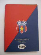 REDUCERE 20 LEI!!! PROGRAMUL SEZONULUI 2009-2010 STEAUA BUCURESTI foto