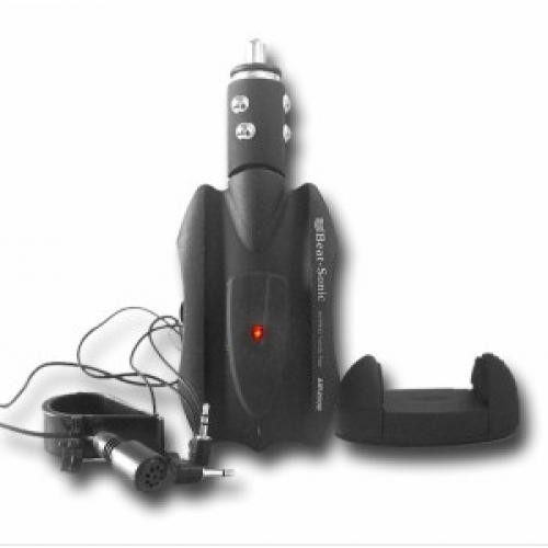 Sistem auto hands-free cu casti wireless foto mare Sistem auto hands-free cu casti wireless foto mare