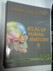 ATLAS OF HUMAN ANATOMY - Frank H.NETTER - (editia a5a) -2011 foto