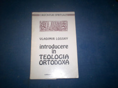 INTRODUCERE IN TEOLOGIA ORTODOXA VLADIMIR LOSSKY foto