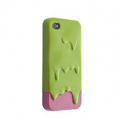 Husa plastic Hard case Apple iPhone 4S Inghetata topita Ice cream melt foto