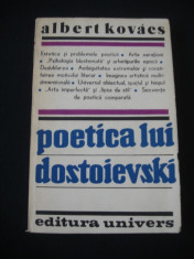 ALBERT KOVACS - POETICA LUI DOSTOIEVSKI foto