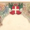 CPI (B2168) CARTE POSTALA ITALIANA CU TIMBRE IN RELIEF, NECIRCULATA, CU STAMPILA PE FATA CU DATA DE 14.1.05; ITALIA