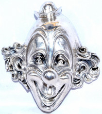Ornament , miniatura argint 925 - Clovn2 foto