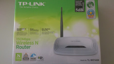 TP-LINK ROUTER 4 PORTURI WIRELESS 150MBPS 1T1R 2.4GHZ TL-WR740N foto