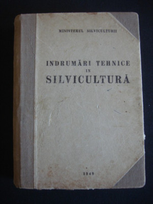 Indrumari tehnice in silvicultura. Ministerul Silviculturii (1949) foto
