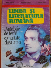 LIMBA SI LITERATURA ROMANA - Antologie de texte comentate clasa a VI-a foto