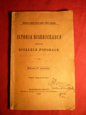 Istoria Bisericeasca pt. Scoalele Poporale - ed.Sibiu 1906 foto
