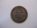 ONE QUARTER ANNA 1835(EAST INDIA COMPANY), Asia, Cupru (arama)