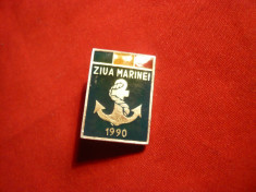 Insigna Ziua Marinei 1990 foto
