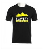 Tricou SLAVERY, L, M, XL, Bumbac, Alb, Negru, Rosu