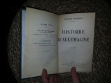 Charles Bonnefon HISTOIRE D ALLEMAGNE Ed. Fayard 1933 legata