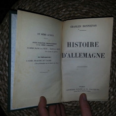 Charles Bonnefon HISTOIRE D ALLEMAGNE Ed. Fayard 1933 legata