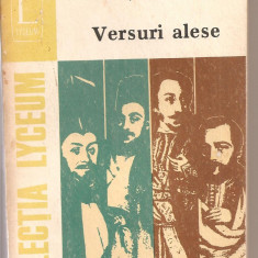 (C3308) VERSURI ALESE DE POETII VACARESTI, EDITURA ALBATROS, BUCURESTI, 1974, EDITIE INGRIJITA DE ELENA PIRU, PREFATA DE AL PIRU