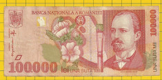 100.000 lei-1998 seria 004D foto