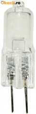 bec cu halogen, scoclu G4 cu 2 pini, lumina alba, 220 Vc.a. - 50 W /6652 foto