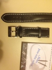 Curea piele Breitling originala 22/20 foto