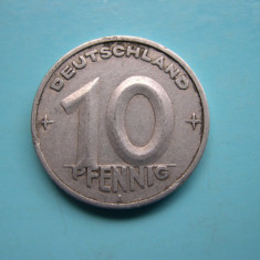 Germania 10 pfennig 1950 A (Berlin), R.D.G., D.D.R.
