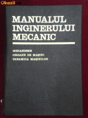 GH BUZDUGAN - MANUALUL INGINERULUI MECANIC ( VOL 3) - MECANISME, ORGANE DE MASINI, DINAMICA MASINILOR foto