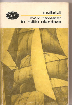 (C3279) MAX HAVELAAR IN INDIILE OLANDEZE DE MULTATULI foto