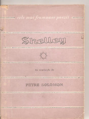 (C3267) SHELLEY - POEME, EDITURA TINERETULUI, 1957, IN ROMANESTE DE PETRE SOLOMON, POEZII foto