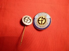 2 Insigne vechi Asociatia Sportiva Electromotor