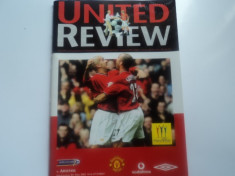 Program fotbal MANCHESTER UNITED - ARSENAL 08.05.2002 foto