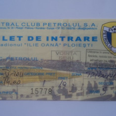 Bilet meci fotbal PETROLUL Ploiesti - VOINTA Sibiu 07.05.2011