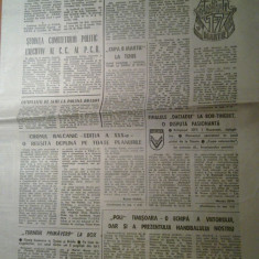 ziarul sportul 12 martie 1985 -incetare din viata a tovarasului k.u. cenenko